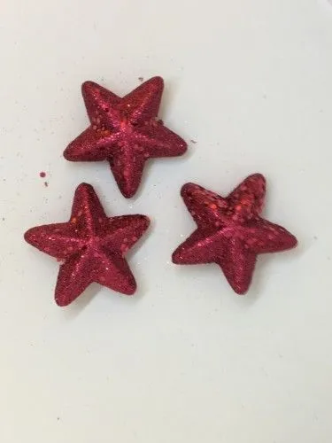 Csillagok 3db hungarocell bordó glitter Biztonságos fizetés
