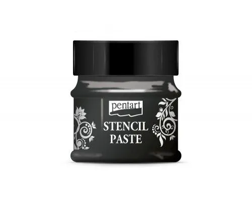 Azonnal elérhető Stencilező paszta metál 50ml fekete gyémánt