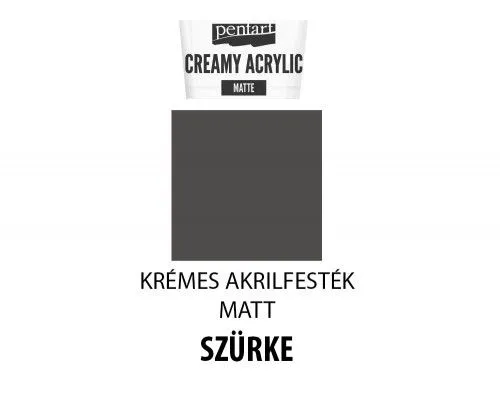 Vedd meg most Krémes matt akrilfesték, 60ml, szürke