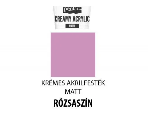 Krémes matt akrilfesték, 60ml, rózsaszín Alacsony ár