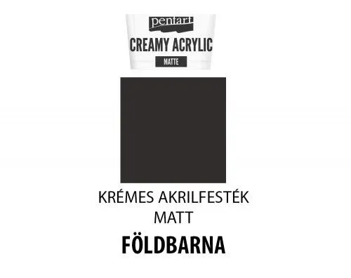 Gyors kiszállítás Krémes matt akrilfesték, 60ml, földbarna