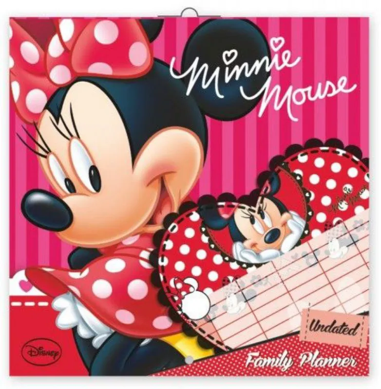 Vásárlói kedvenc Family Planner Minnie - Naptár