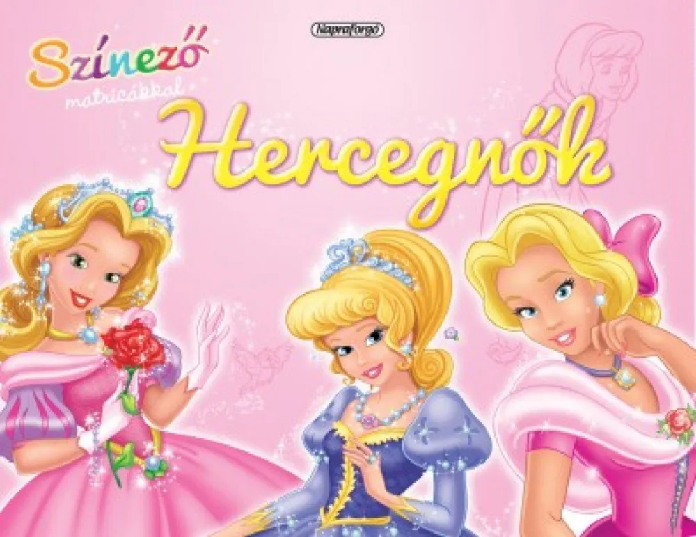 Színező matricákkal - Hercegnők Biztonságos fizetés