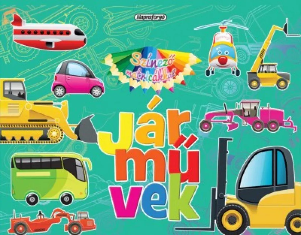 Rendeld meg most Színező matricákkal - Járművek