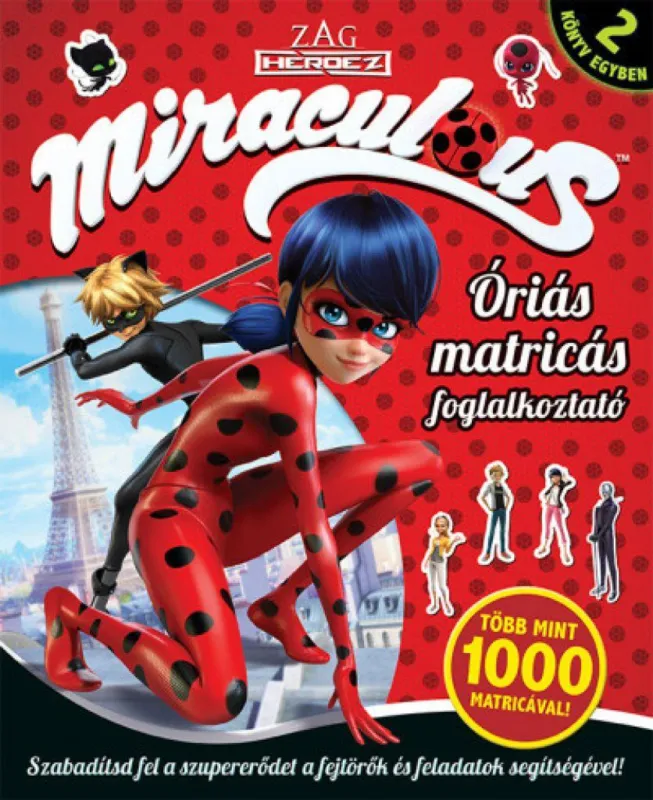 Biztonságos fizetés Miraculous - Óriás matricás foglalkoztató