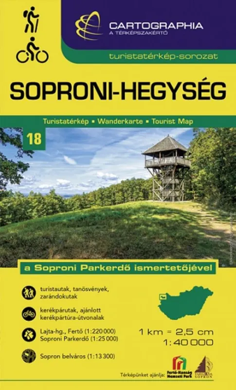 Soproni-hegység turistatérkép Ne maradj le