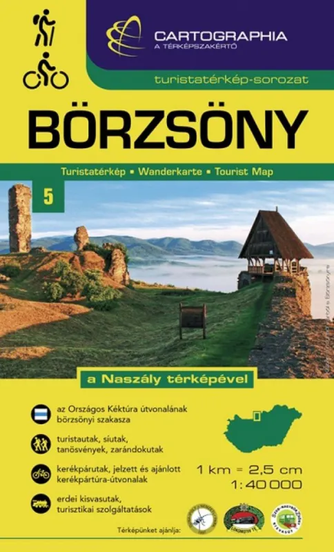 Alacsony ár Börzsöny turistatérkép