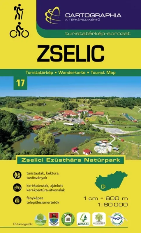 Zselic turistatérkép Azonnal elérhető