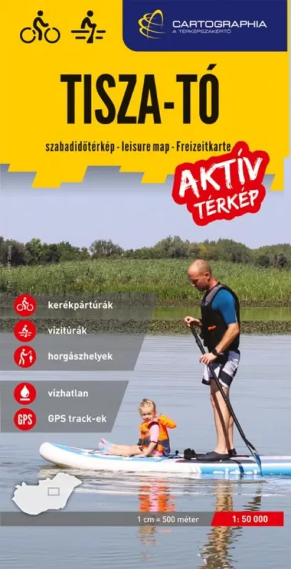 Tisza-tó aktív térkép Prémium