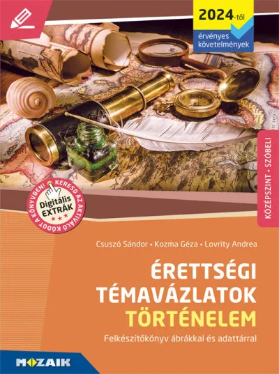 Prémium Érettségi témavázlatok - Történelem (2024-től érv. követelmények) - Középszint - MS-3324U