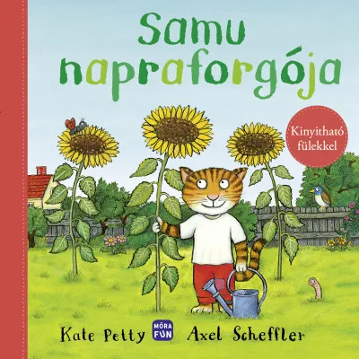 Samu napraforgója - Kinyitható fülekkel Újdonság