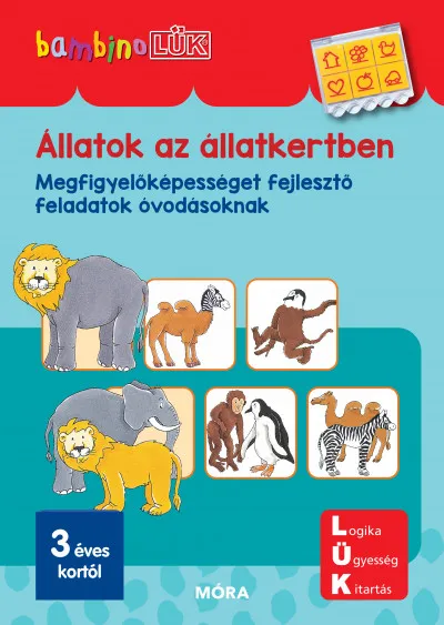 Állatok az állatkertben - bambinoLÜK Gyors szállítás