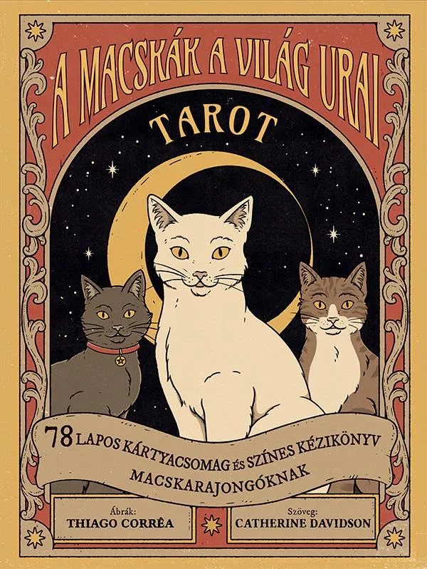 A macskák a világ urai tarot - 78 lapos kártyacsomag és színes kézikönyv macskarajongóknak Bestseller