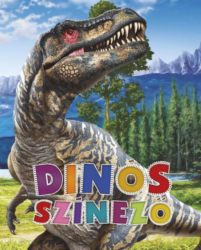 Dinós színező Újdonság