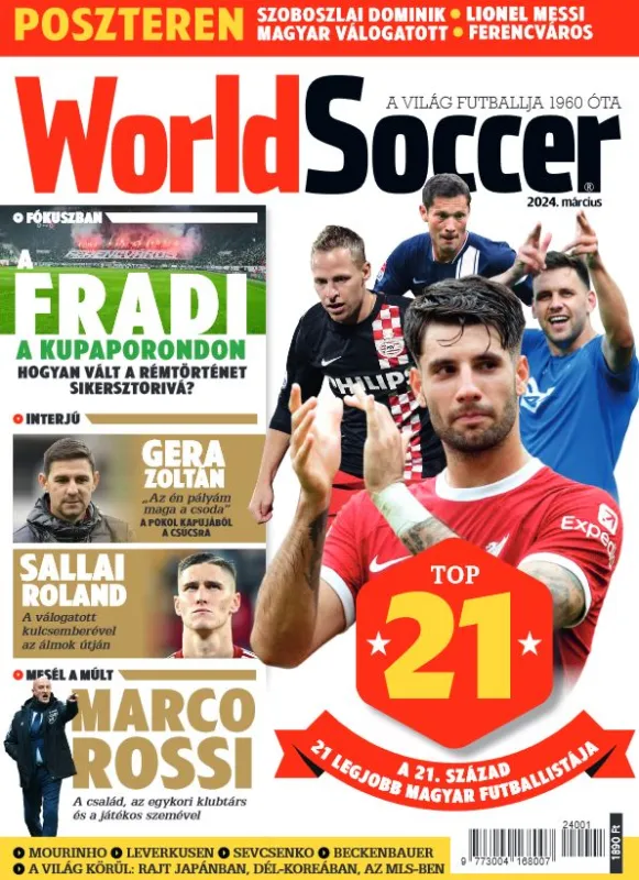 Kiárusítás World Soccer - 2024. március - A világ futballja 1960 óta