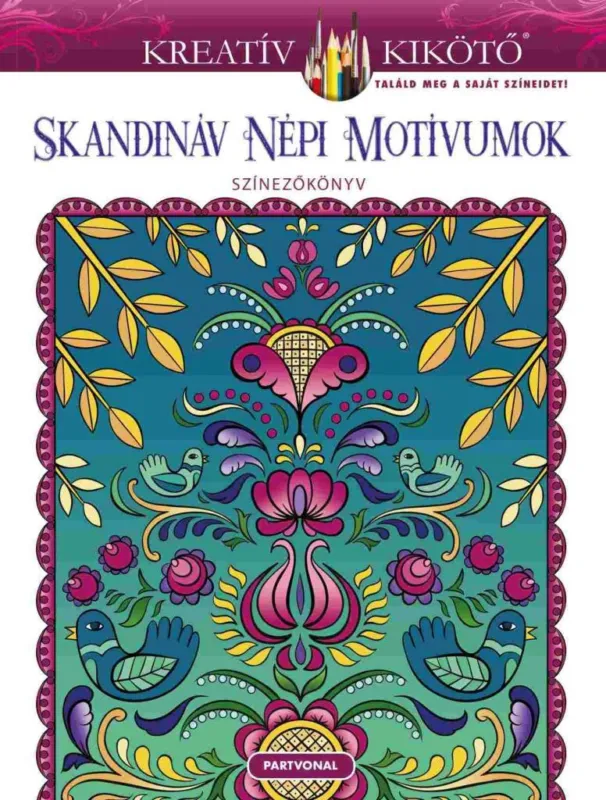 Skandináv népi motívumok - Színezőkönyv Expressz kézbesítés