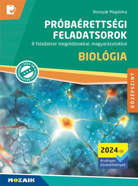 Próbaérettségi feladatsorok - Biológia - középszint - 2024-től érvényes követelmények, MS-3167U Expressz kézbesítés
