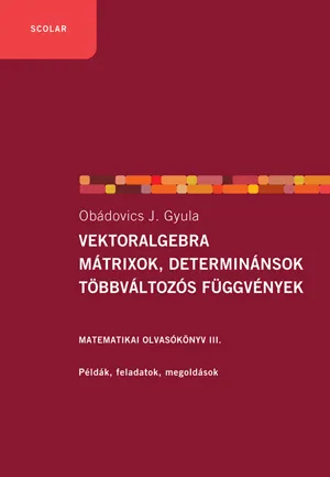 Utolsó esély Vektoralgebra, mátrixok, determinánsok, többváltozós függvények - Matematikai olvasókönyv III.