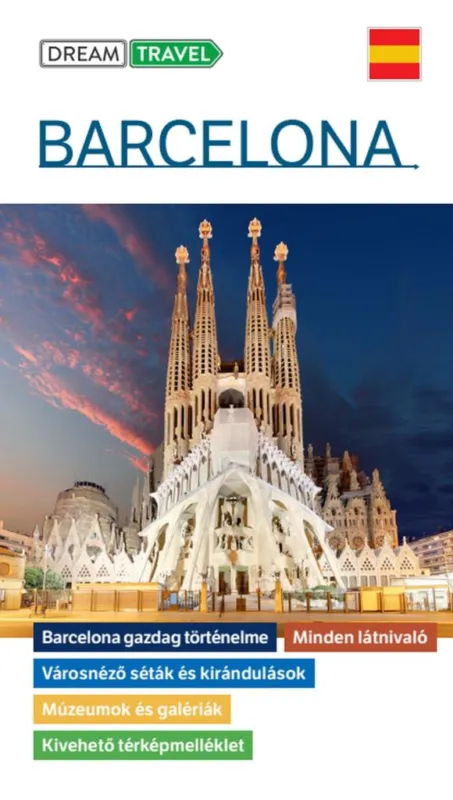 Szuper ajánlat Barcelona útikönyv - Kivehető térképmelléklettel