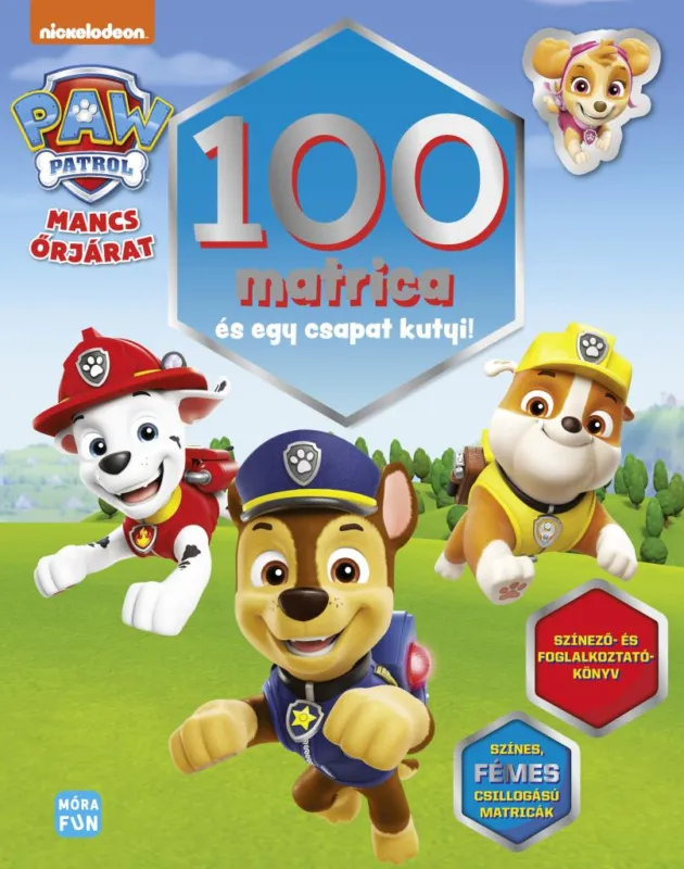Mancs Őrjárat - 100 matrica és egy csapat kutyi! - Színező és foglalkoztatókönyv Szezonális akció