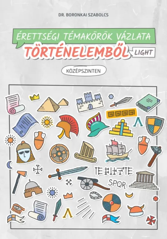 Azonnali szállítás Érettségi témakörök vázlata történelemből light - középszinten - 2024-től érvényes