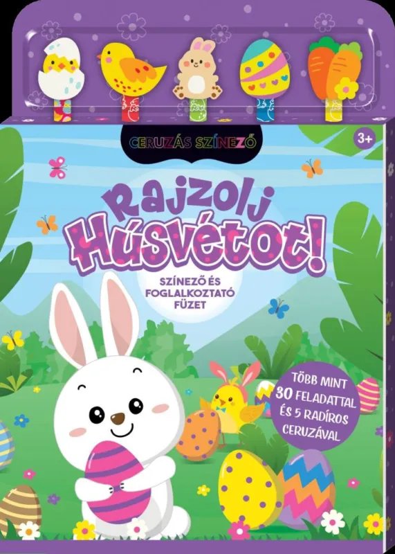 Ceruzás kifestő - Rajzolj húsvétot! Szuper akció