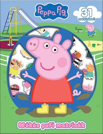 Peppa malac: Mókás pufi matricák Gyors szállítás