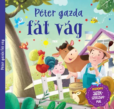 Outlet Péter gazda fát vág