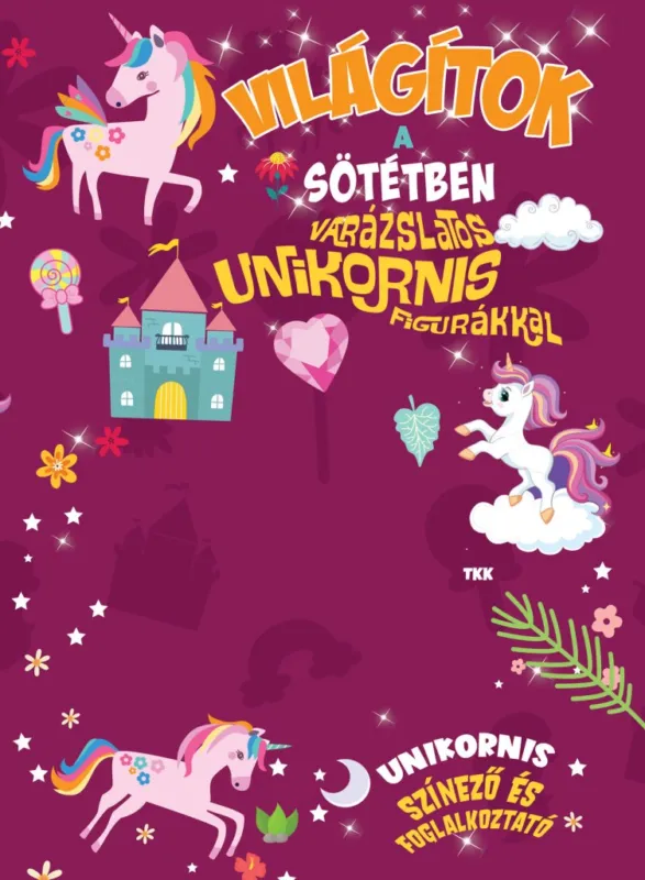 Szuper akció Világítok a sötétben - Unikornisok