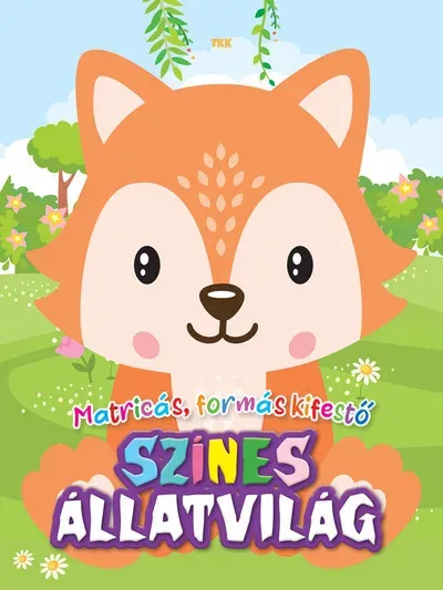 Színes állatvilág - matricás színező Vásárlói kedvenc