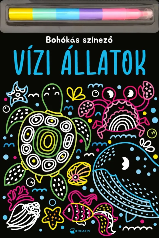 Vízi állatok - Bohókás színező Bestseller
