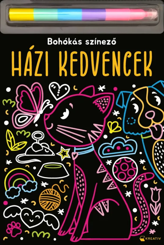 Házi kedvencek - Bohókás színező Kedvezmény