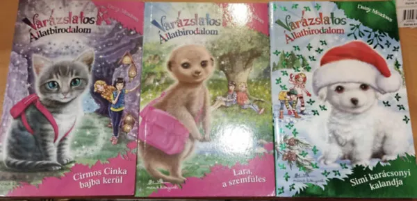 3 db Varázslatos állatbirodalom: Cirmos Cinka bajba kerül + Lara, a szemfüles + Simi karácsonyi kalandjai Kihagyhatatlan ajánlat