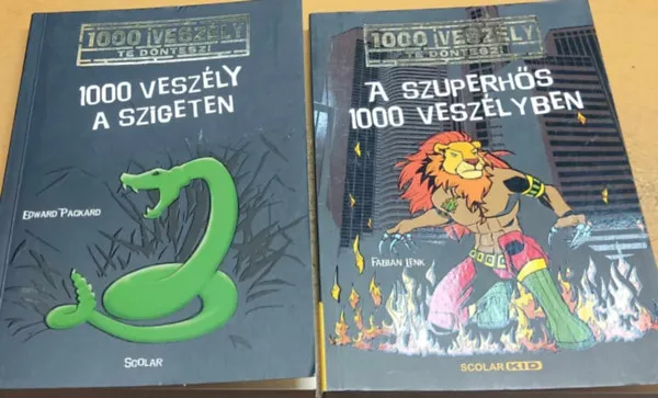 1000 veszély a szigeten + A szuperhős 1000 veszélyben (2 kötet) Akciós ár