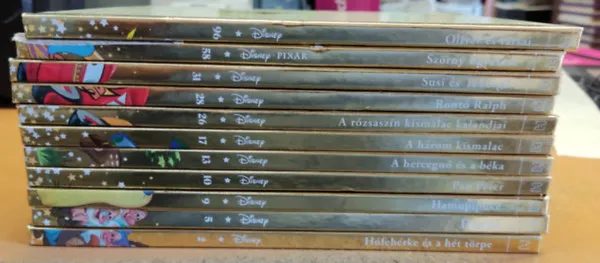 11 db "Mesék az aranygyűjteményből" (címek a terméklapon, saját fotó) Biztonságos fizetés