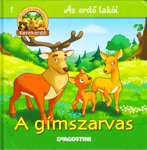 Az erdő lakói 1,2,3,4 - A gímszarvas + A medve + A farkas + A macskabagoly (DeAgostini) ( 4 kötet) Szezonális akció
