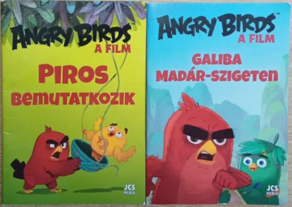 Exkluzív ajánlat 2 db Angry Birds kötet: Galiba Madár-szigeten - Piros bemutatkozik