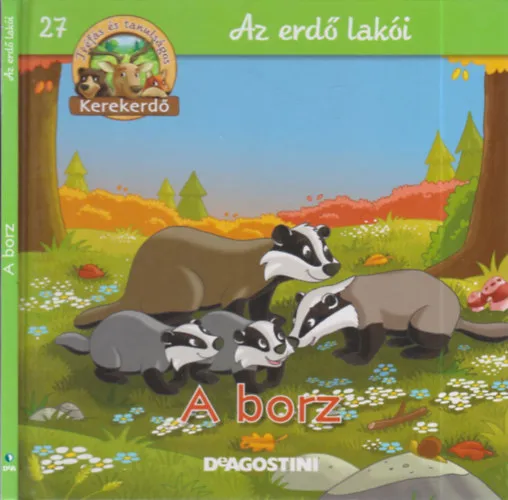 A borz (Kerekerdő- Az erdő lakói 27.)- állatfigurával Árcsökkenés