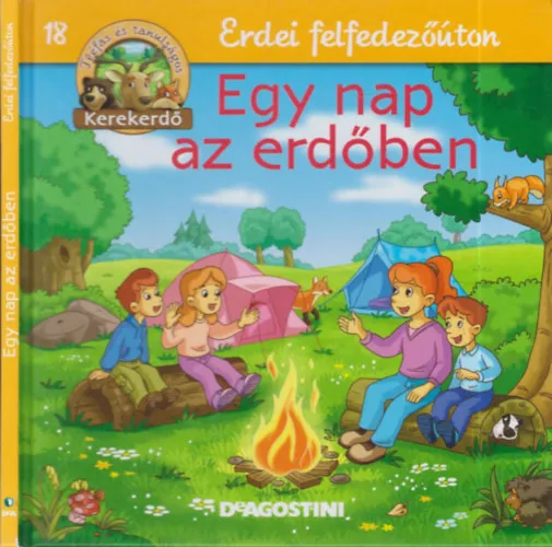 Egy nap az erdőben (Kerekerdő- Erdei felfedezőúton 18.)- állatfigurával Azonnali szállítás