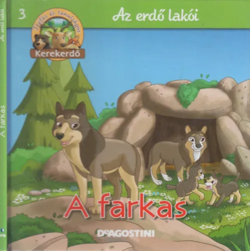 A farkas (Kerekerdő- Az erdő lakói 3.)- állatfigurával Gyors kiszállítás