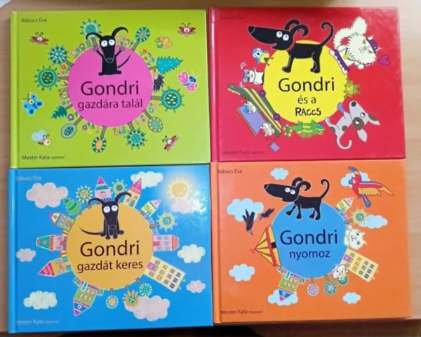 Kedvezmény Gondri gazdára talál,Gondri Gazdát keres, Gondri és a Raccs ,Gondri nyomoz,