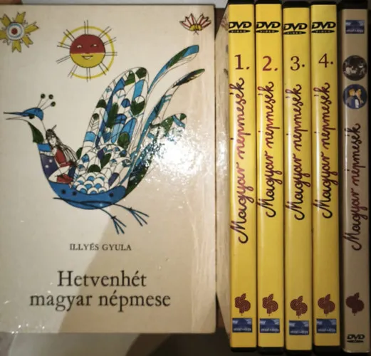Legjobb ár 5db Magyar népmesék DVD + ajándék könyv - Illyés Gyula-Hetvenhét magyar népmese