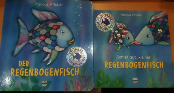2 db Marcus Pfister: Schlaf gut, kleiner Regenbogenfisch + Der Regenbogenfisch Újdonság