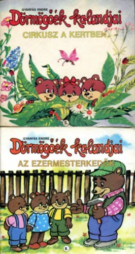 2 db Dörmögőék kalandjai - Cirkusz a kertben és Az ezermesterkedők Bestseller