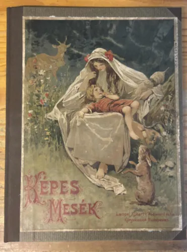 Képes mesék. Tizenkét színes képpel. Jó gyermekeknek meséli Lajos bácsi Gyors szállítás