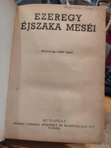 Ezeregy éjszaka meséi Szezonális akció