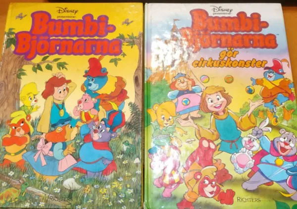 2 db Bumbi-björnarna + Bumbi-björnarna gör cirkuskonster Rendeld meg most