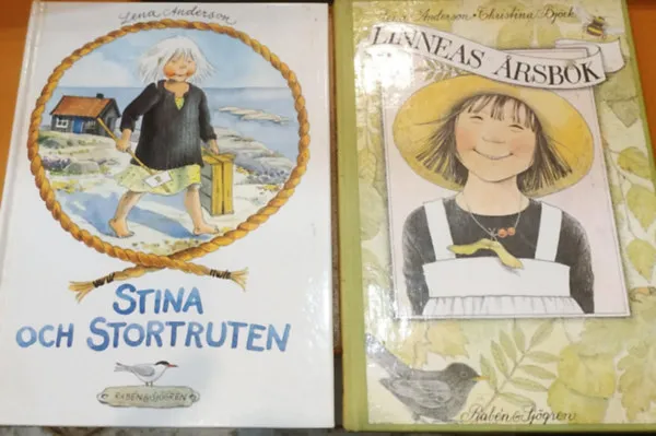 Biztonságos fizetés 2 db Lena Anderson: Stina och Stortruten + Linneas Arsbok (Raben & Sjögren)