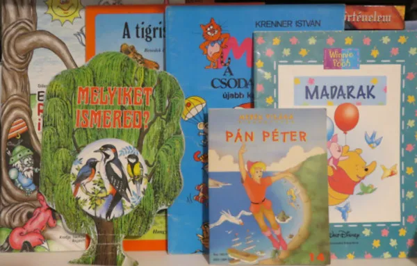 Biztonságos fizetés 6 db mese és ismeretterjesztő füzet: Pán Péter; Melyiket ismered; Micimackó - Madarak; Micu, a csodakandúr; A tigris és a nyúl; Robotföldi ismerősök