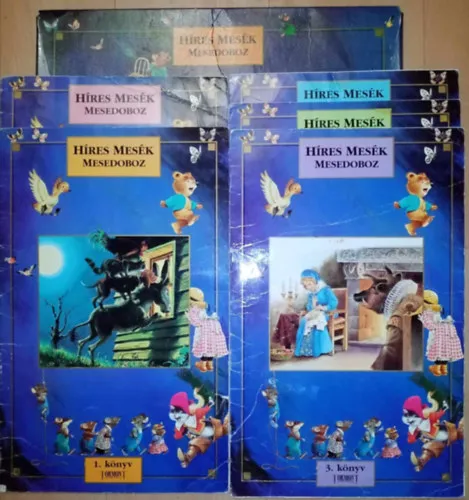 Csak ma Híres Mesék Mesedoboz (17 világhíres mese 5 kötetben)